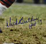 Dick Butkus Autographed Chicago Bears Dry Mounted 16x20 Photo Beckett 36436