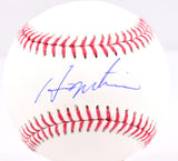 Hideki Matsui Autographed Rawlings OML Baseball- Beckett W Hologram *Blue