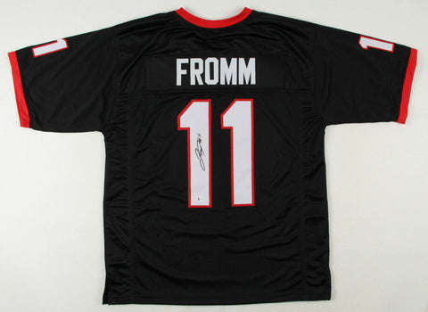 Jake Fromm Signed Georgia Bulldogs Jersey (Beckett) Buffalo Bills 2020 Draft Pck