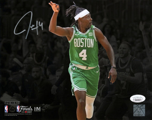 Jrue Holiday Boston Celtics Signed NBA Finals Spotlight 8x10 Photo JSA