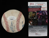 Adbert Alzolay Signed OML Baseball (JSA COA) Chicago Cubs Rookie Startng Pitcher