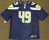 SEAHAWKS SHAQUEM GRIFFIN AUTOGRAPHED BLUE NIKE JERSEY SIZE XXL MCS HOLO 134404