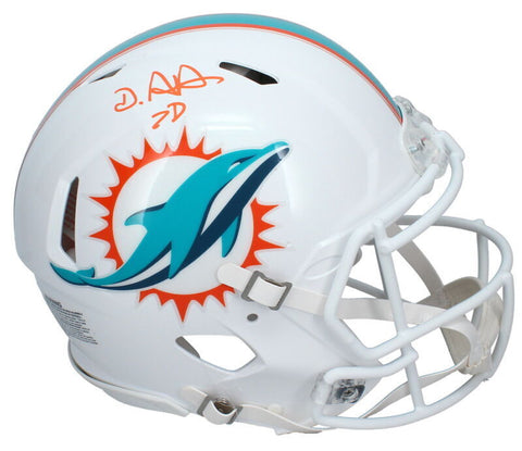 De'Von Achane Autographed Miami Dolphins Authentic Speed Helmet Beckett