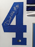 FRAMED DALLAS COWBOYS DEMARCUS WARE AUTOGRAPHED SIGNED JERSEY BECKETT HOLO