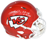 MECOLE HARDMAN SIGNED KANSAS CITY CHIEFS SUPER BOWL LVIII AUTHENTIC SPEED HELMET