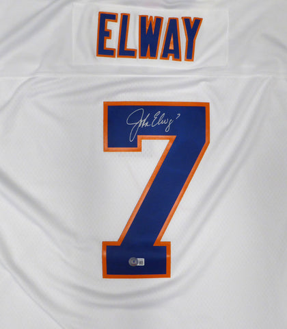 Broncos John Elway Autographed Authentic Mitchell & Ness Jersey Beckett W150901