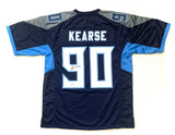 JEVON KEARSE AUTOGRAPHED SIGNED PRO STYLE JERSEY W/ BECKETT COA #WG85665