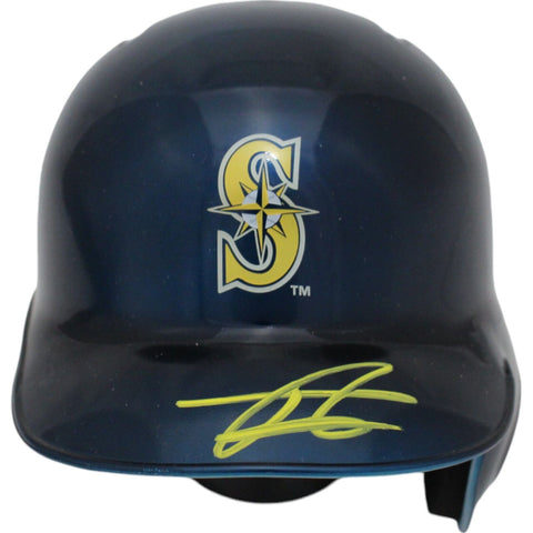 Julio Rodriguez Autographed/Signed Seattle Mariners Mini Helmet MLB 46829