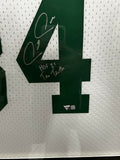 Paul Pierce Signed Autographed Jersey w/ Inscriptions Framed to 32x40 Fanatics