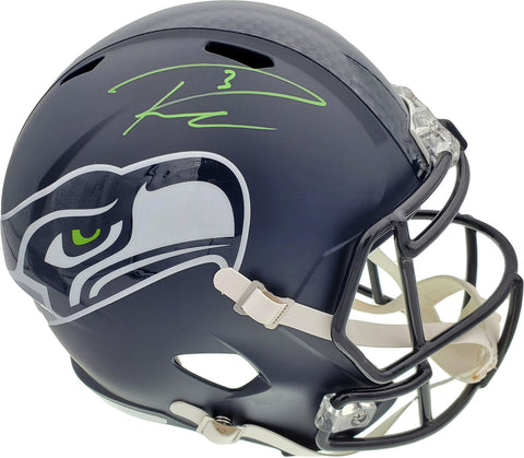 RUSSELL WILSON AUTOGRAPHED SEAHAWKS FULL SIZE HELMET IN GREEN RW HOLO 94105