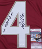 Anquan Boldin Signed Florida State Seminoles Jersey 99 National Champs (JSA COA)