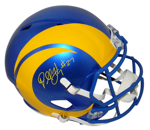 DARRELL HENDERSON JR SIGNED LOS ANGELES RAMS 2020 FULL SIZE SPEED HELMET BECKETT