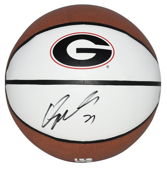 DOMINIQUE WILKINS AUTOGRAPHED SIGNED GEORGIA BULLDOGS LOGO BASKETBALL BECKETT