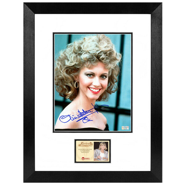 Olivia Newton-John Autographed Grease Sandy 8x10 Framed Photo