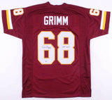 Russ Grimm Signed Washington Redskins Inscribed "HOF 2010" Jersey (Beckett COA)