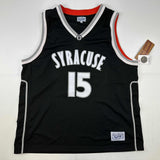 Autographed/Signed Carmelo Anthony Syracuse Orange Black Jersey Fanatics COA