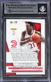 Hawks Dominique Wilkins Authentic Signed 2014 Panini Prizm #170 Card BAS Slabbed