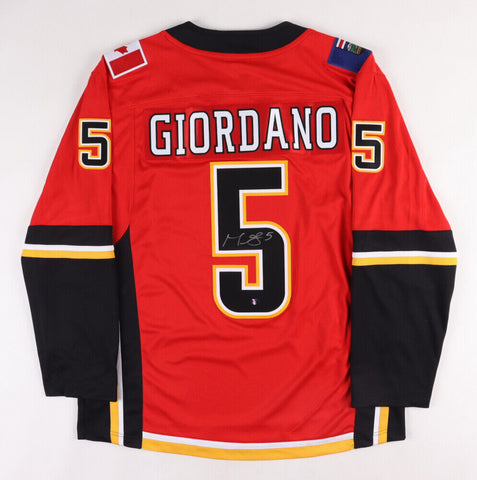 Mark Giordano Signed Calgary Flames Captain Jersey (Frozen Pond) 7xAll Star Def.