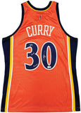 WARRIORS STEPHEN CURRY AUTOGRAPHED M&N 2009-10 JERSEY ASSASSIN BECKETT 234960