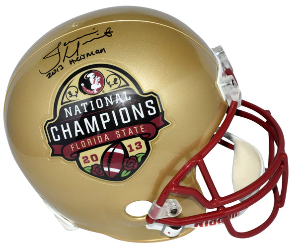 JAMEIS WINSTON SIGNED FLORIDA STATE SEMINOLES 2014 CHAMPS FULL SIZE HELMET GTSM