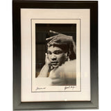 Muhammad Ali Autographed/Signed Framed Photo JSA 46046