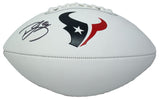 Dalton Schultz Autographed Houston Texans White Panel Football Beckett