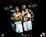 GARY PAYTON & SHAWN KEMP AUTOGRAPHED FRAMED 16X20 PHOTO SONICS BECKETT 206941