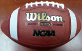 DESHAUN WATSON AUTOGRAPHED NCAA LEATHER FOOTBALL CLEMSON TIGERS BECKETT 113699