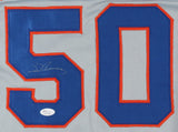 Sid Fernandez Signed New York Mets Jersey (JSA) 1986 World Champion N.Y. Pitcher