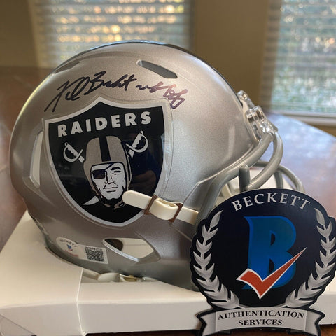Fred Biletnikoff Signed Autographed Oakland Raiders Mini Helmet Beckett