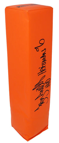 Troy Smith OHIO STATE Signed Orange Endzone Pylon w/Heisman'06 - SCHWARTZ COA