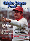 Earle Bruce Signed Ohio State Buckeyes Magazine 9/12/1981 Beckett 46369