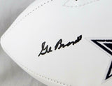 Gil Brandt Autographed Dallas Cowboys Logo Football w/ HOF - Beckett W *Black