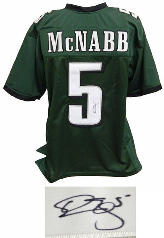 DONOVAN McNABB Philadelphia EAGLES Signed Green Football Jersey - SCHWARTZ