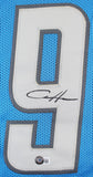 Aidan Hutchinson Authentic Signed Blue Pro Style Jersey BAS Witnessed