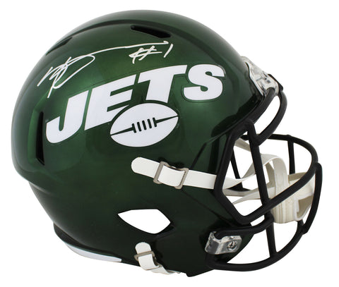 Jets Ahmad "Sauce" Gardner Signed 2019-23 Speed Full Size Speed Rep Helmet BAS W