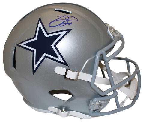 Emmitt Smith Autographed/Signed Dallas Cowboys F/S Helmet Beckett 38869