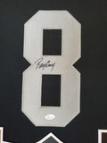 FRAMED OAKLAND RAIDERS RAY GUY AUTOGRAPHED SIGNED JERSEY JSA COA