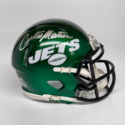 Curtis Martin Autographed Signed New York Jets Mini Helmet Fanatics