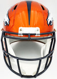 RUSSELL WILSON AUTOGRAPHED BRONCOS FLASH ORANGE FULL SIZE HELMET FANATICS 227938