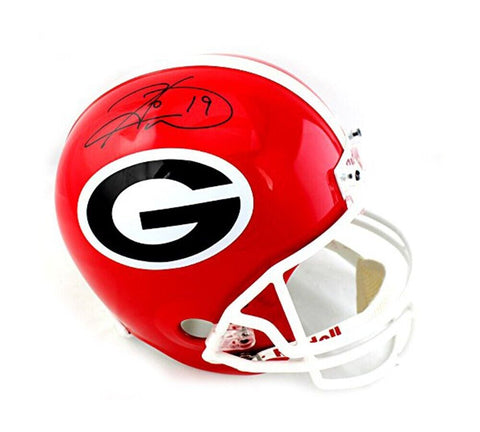 Hines Ward Signed Georgia Bulldogs Full Size NCAA Helmet