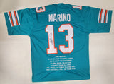 DAN MARINO AUTOGRAPHED SIGNED PRO STYLE STAT JERSEY w/ JSA HOLOGRAM