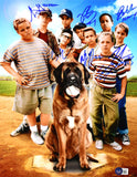 The Sandlot Autographed 11x14 Hercules Photo w/7 Actors -Beckett W Hologram