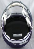 Jordan Addison Autographed Vikings F/S Tribute Speed Helmet - Beckett W Hologram