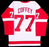 Paul Coffey Signed Detroit Red Wings Jersey (JSA COA) NHL H.O.F. 2004 Defenseman