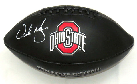 Urban Meyer Signed Ohio State Buckeyes Black Logo Football Beckett Authenticated