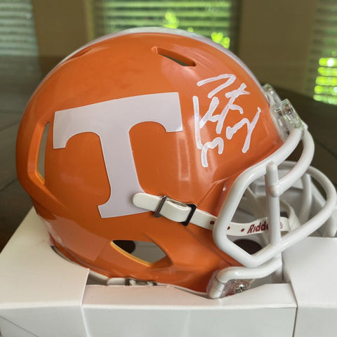 PEYTON MANNING AUTOGRAPHED SIGNED UNIVERSITY OF TENNESSEE MINI HELMET FANATICS