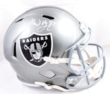 Michael Mayer Autographed Raiders F/S Flash Speed Helmet-Beckett W Hologram