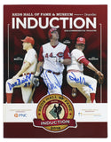 Reds (3) Dunn, Bristol & Norman Signed Reds HOF Induction 2018 Magazine BAS