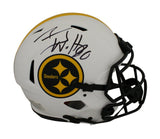 TJ Watt Autographed Pittsburgh Steelers Authentic Lunar Speed Helmet BAS 34594